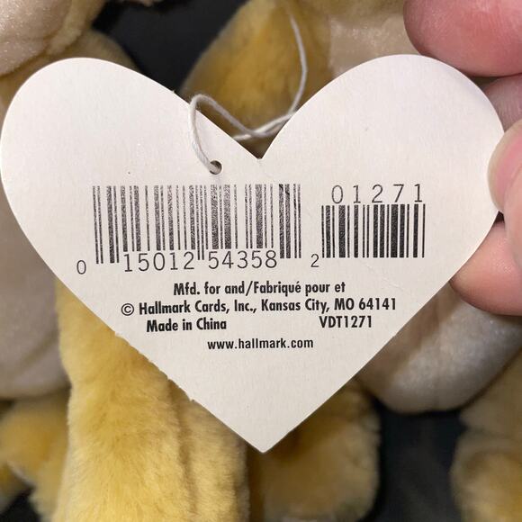 Vintage Hallmark Monkeys Plush Pair Sugar Spice Kiss Hug Nursery Twins x2 Gift - Picture 7 of 15